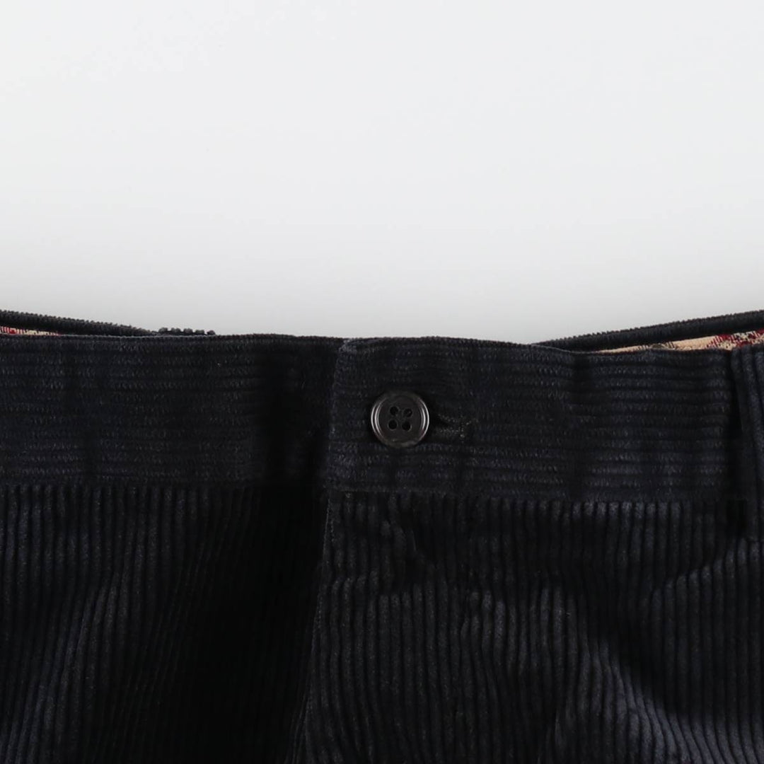 Brooks Brothers HUDSON Corduroy Pants for Men, Size W34 cotton navy blue type Vintage Second Hand