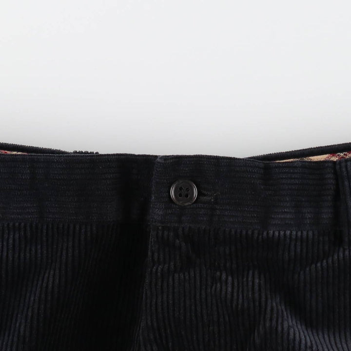 Brooks Brothers HUDSON Corduroy Pants for Men, Size W34 cotton navy blue type Vintage Second Hand
