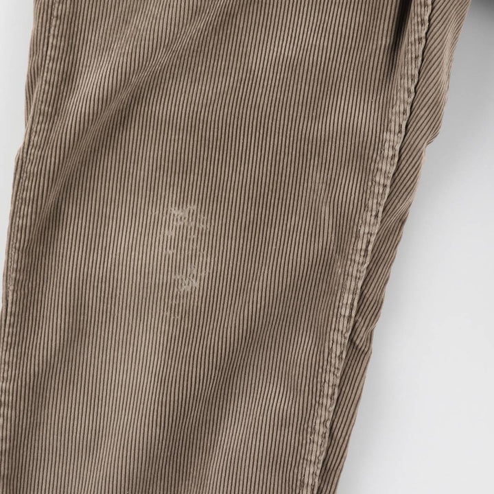Levi's 655 Corduroy Pants, Made in Canada, Men's Size W33 (approx.) cotton brown type Vintage Second Hand