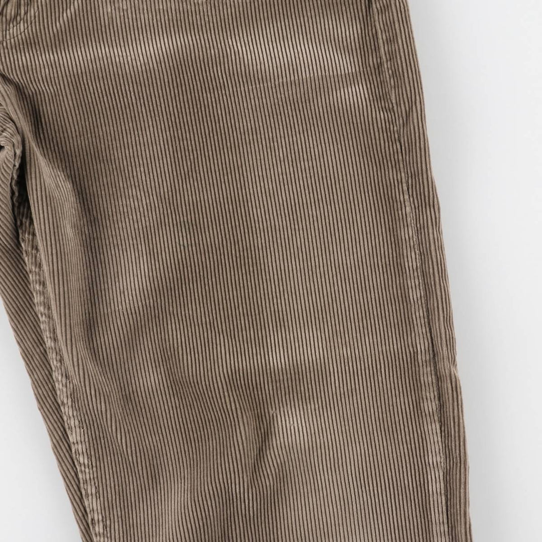 Levi's 655 Corduroy Pants, Made in Canada, Men's Size W33 (approx.) cotton brown type Vintage Second Hand
