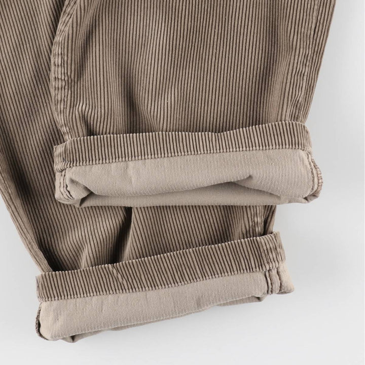 Levi's 655 Corduroy Pants, Made in Canada, Men's Size W33 (approx.) cotton brown type Vintage Second Hand