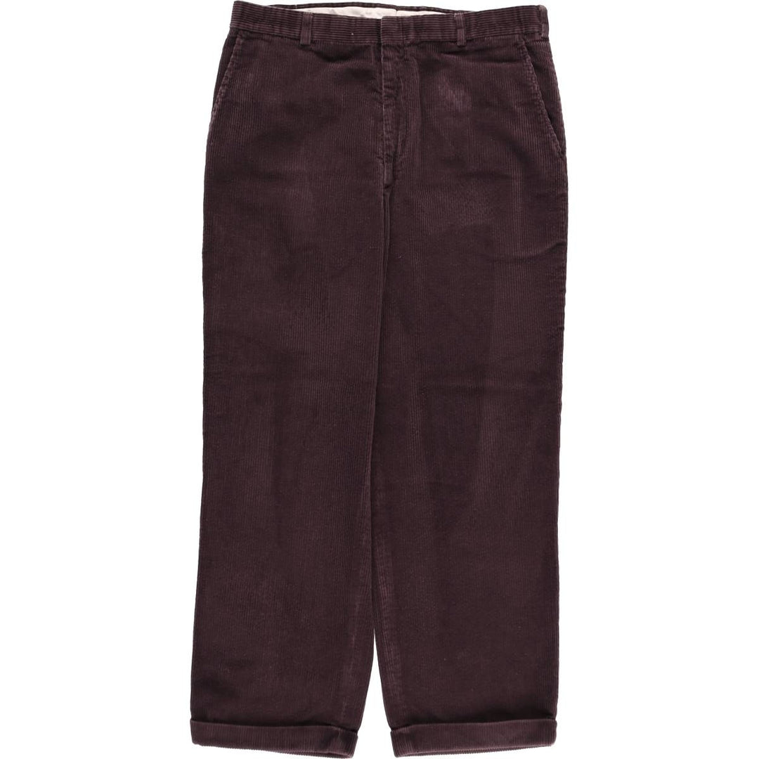 Vintage LLBean corduroy pants from the 1990s, men's size W35 (approx.). cotton Purple type red-purple Vintage Second Hand