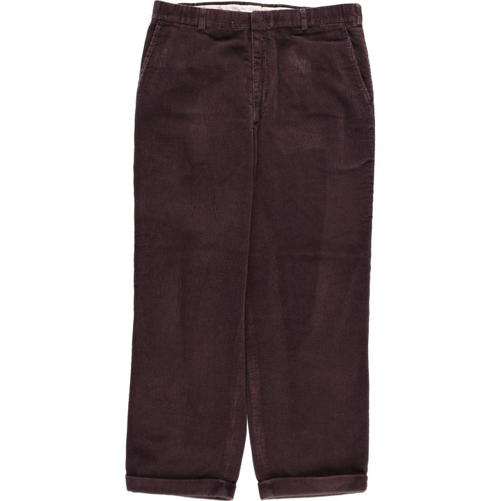 Vintage LLBean corduroy pants from the 1990s, men's size W35 (approx.). cotton Purple type red-purple Vintage Second Hand