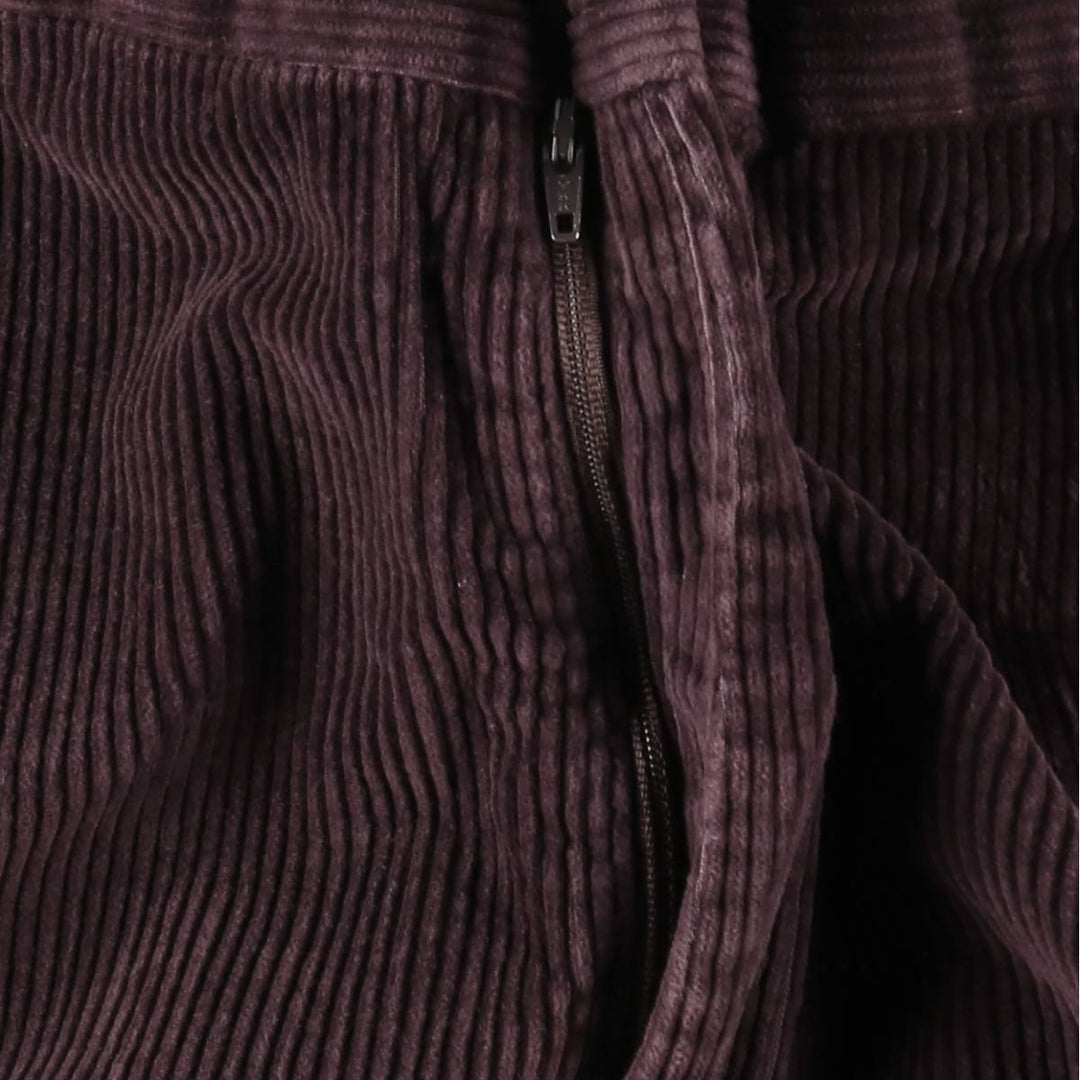 Vintage LLBean corduroy pants from the 1990s, men's size W35 (approx.). cotton Purple type red-purple Vintage Second Hand