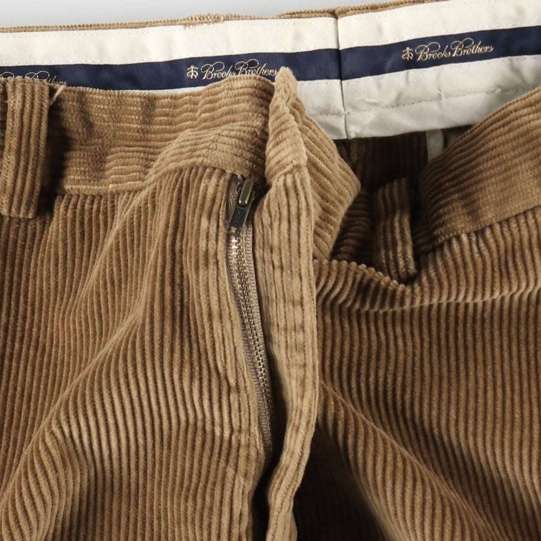 Brooks Brothers HUDSON Corduroy Pants, Men's W33 (approx.) cotton brown type Vintage Second Hand