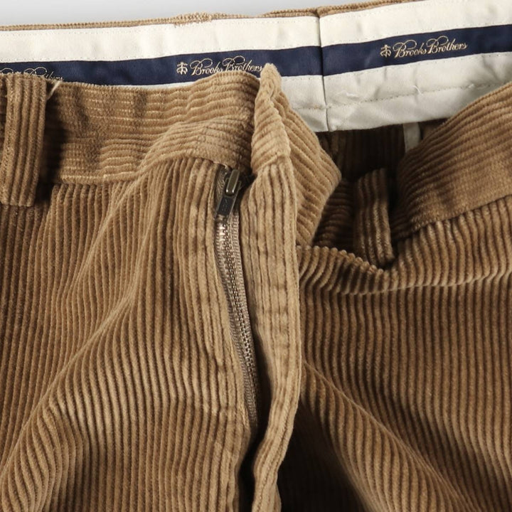 Brooks Brothers HUDSON Corduroy Pants, Men's W33 (approx.) cotton brown type Vintage Second Hand