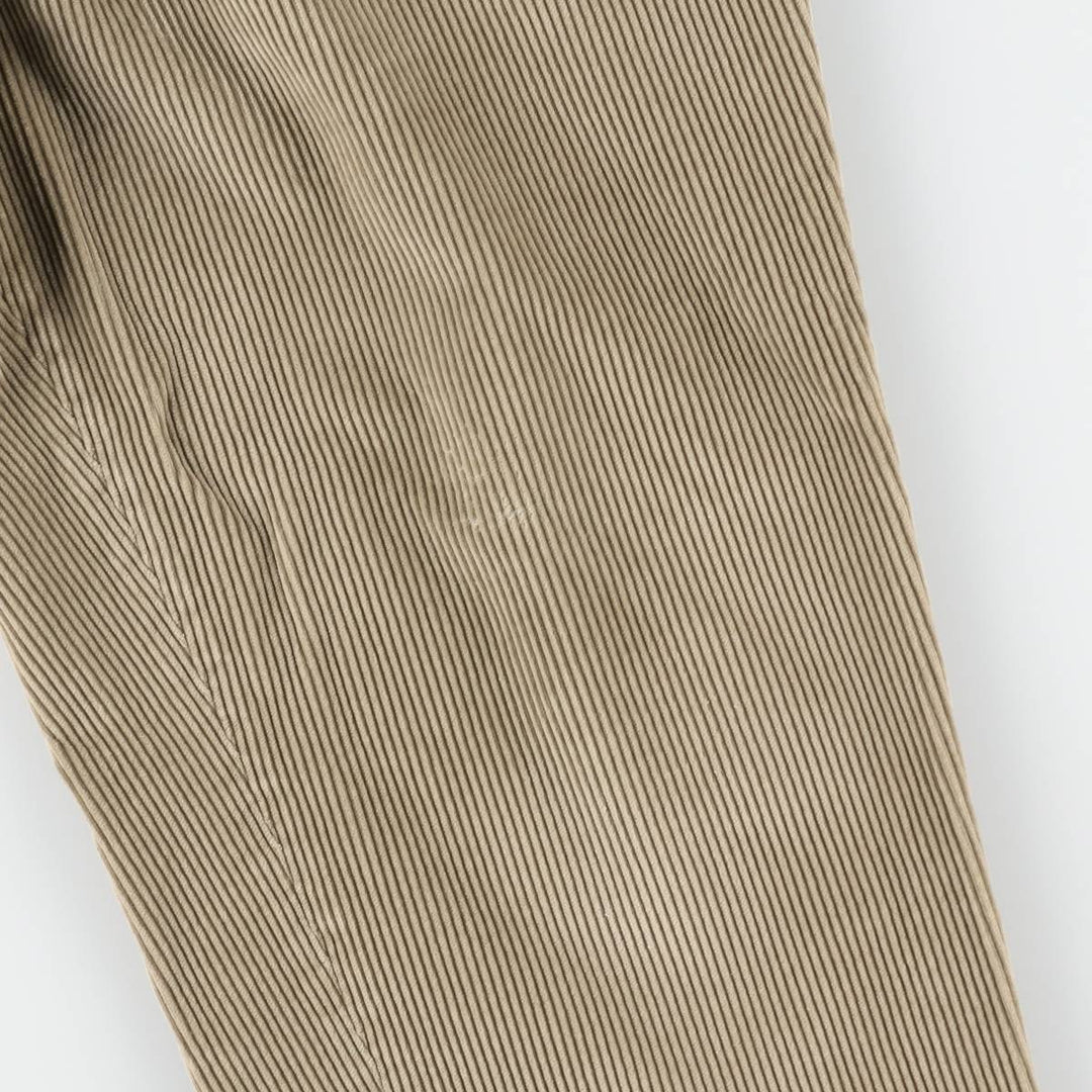 Eddie Bauer Men's Two-Puck Wide-Rib Corduroy Pants, Size W35 cotton Beige type Vintage Second Hand