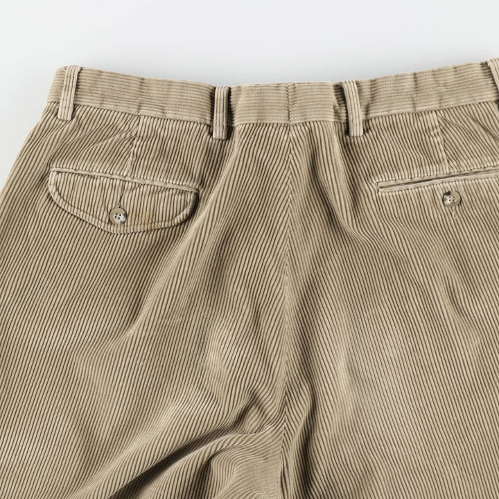 Eddie Bauer Men's Two-Puck Wide-Rib Corduroy Pants, Size W35 cotton Beige type Vintage Second Hand