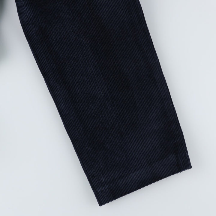70s-80'S Eddie Bauer Black Tag Corduroy Pants, Made in USA, Men's Size W33 (approx.), Vintage cotton navy blue type Vintage Second Hand