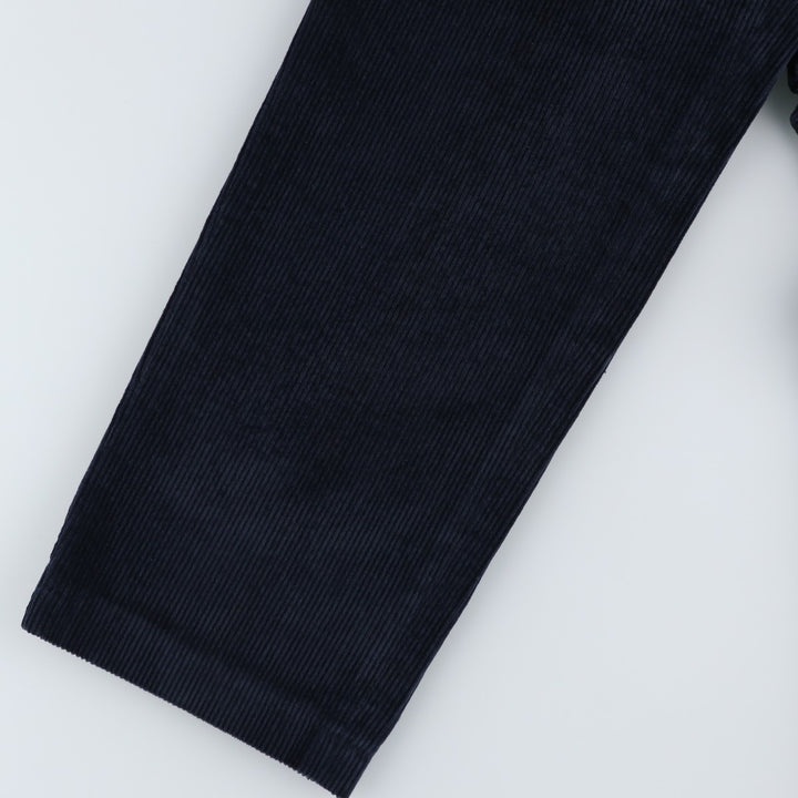 70s-80'S Eddie Bauer Black Tag Corduroy Pants, Made in USA, Men's Size W33 (approx.), Vintage cotton navy blue type Vintage Second Hand