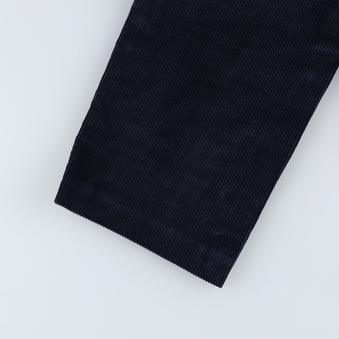 70s-80'S Eddie Bauer Black Tag Corduroy Pants, Made in USA, Men's Size W33 (approx.), Vintage cotton navy blue type Vintage Second Hand