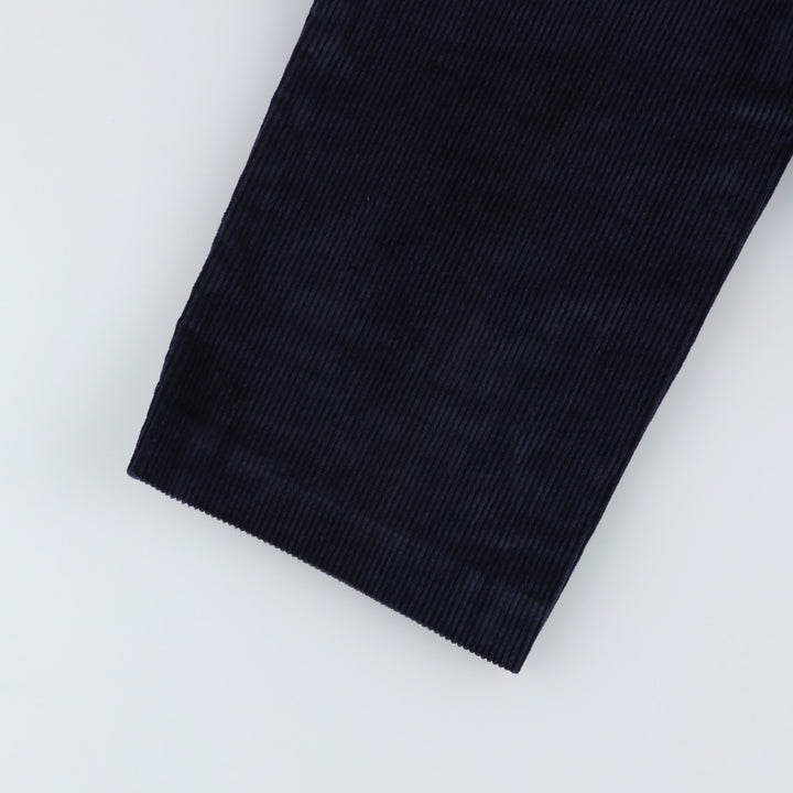 70s-80'S Eddie Bauer Black Tag Corduroy Pants, Made in USA, Men's Size W33 (approx.), Vintage cotton navy blue type Vintage Second Hand