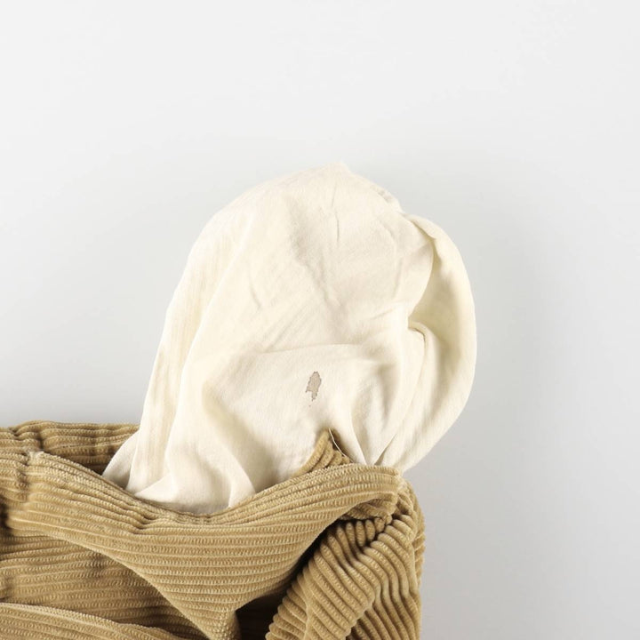Brooks Brothers ESTABLISHED 1818 Two-Pleat Wide-Wale Corduroy Pants, Made in Canada, Men's Size W33 (approx.) cotton Beige type Vintage Second Hand