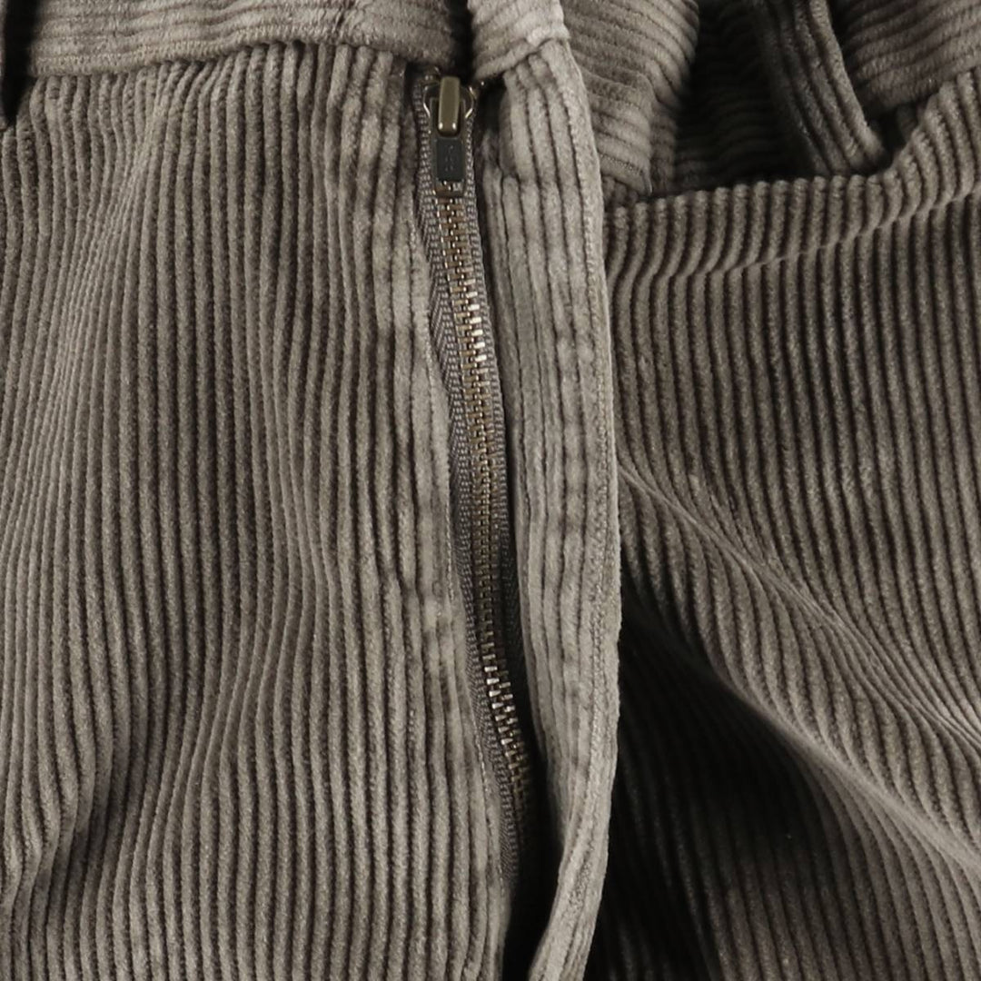 Brooks Brothers 346 Corduroy Pants, Men's W33 (approx.) cotton gray type Vintage Second Hand