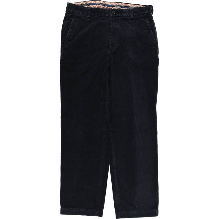 Brooks Brothers Clark Corduroy Pants, Men's, Size W34 cotton navy blue type Vintage Second Hand