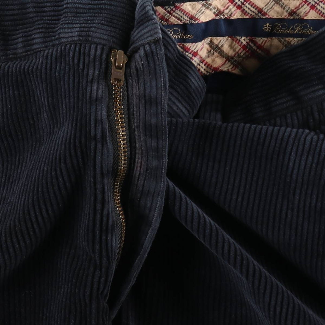 Brooks Brothers Clark Corduroy Pants, Men's, Size W34 cotton navy blue type Vintage Second Hand