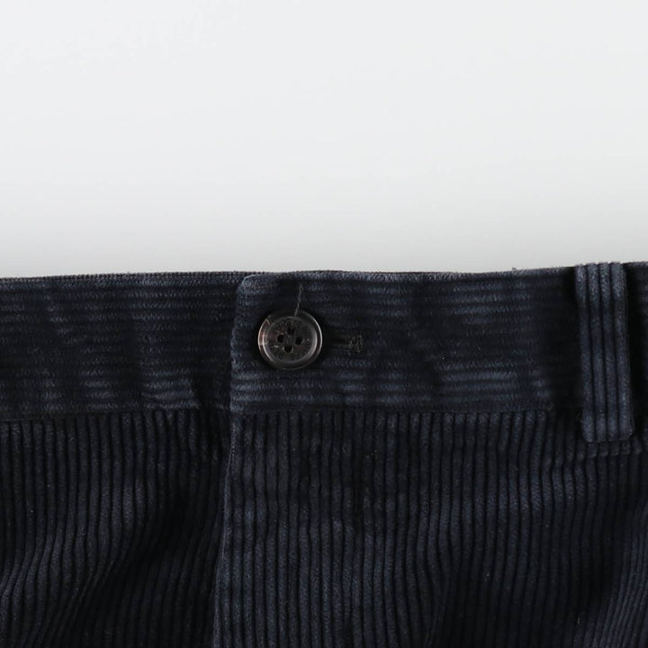 Brooks Brothers Clark Corduroy Pants, Men's, Size W34 cotton navy blue type Vintage Second Hand