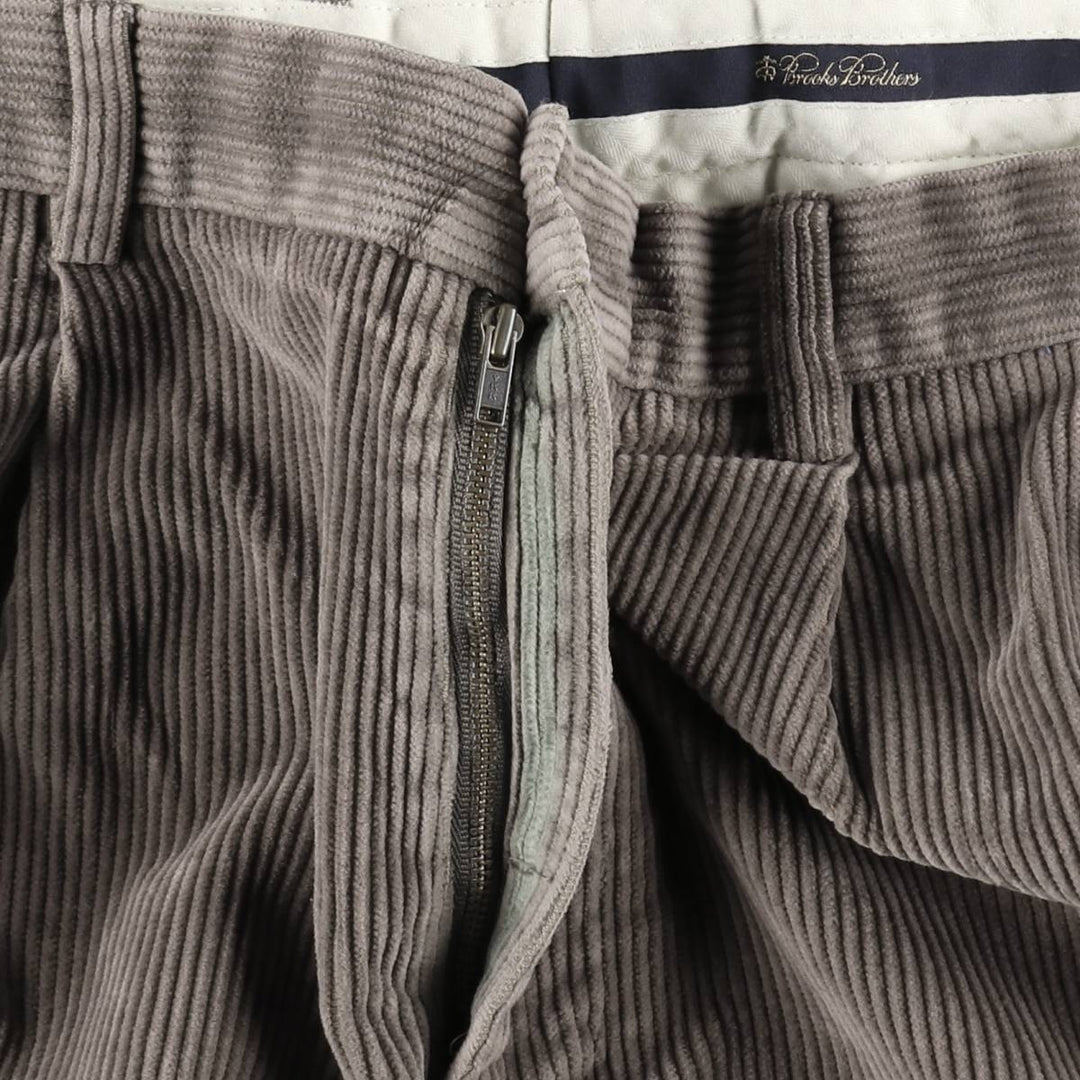 Brooks Brothers ELLIOT Two-Pleat Chino Pants, Men's Size W36 (approx.) cotton brown type Vintage Second Hand