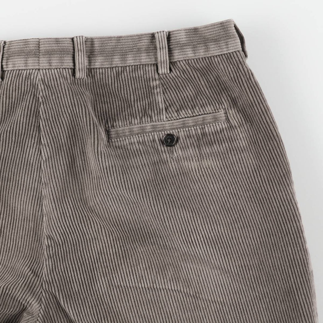 Brooks Brothers ELLIOT Two-Pleat Chino Pants, Men's Size W36 (approx.) cotton brown type Vintage Second Hand