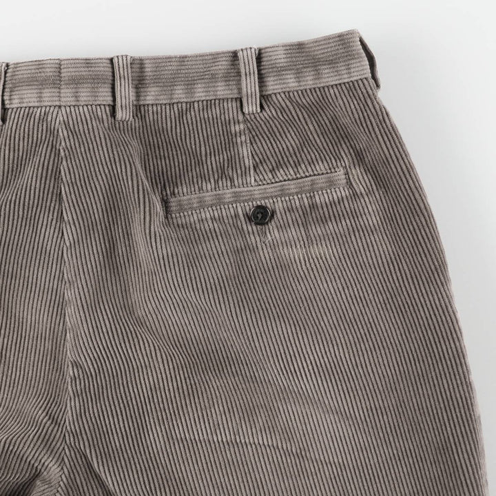 Brooks Brothers ELLIOT Two-Pleat Chino Pants, Men's Size W36 (approx.) cotton brown type Vintage Second Hand