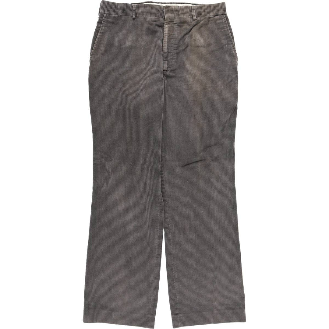 1990'S LLBean corduroy pants, made in the USA, men's size W35 (approx.), vintage. unclear Charcoal Vintage Second Hand
