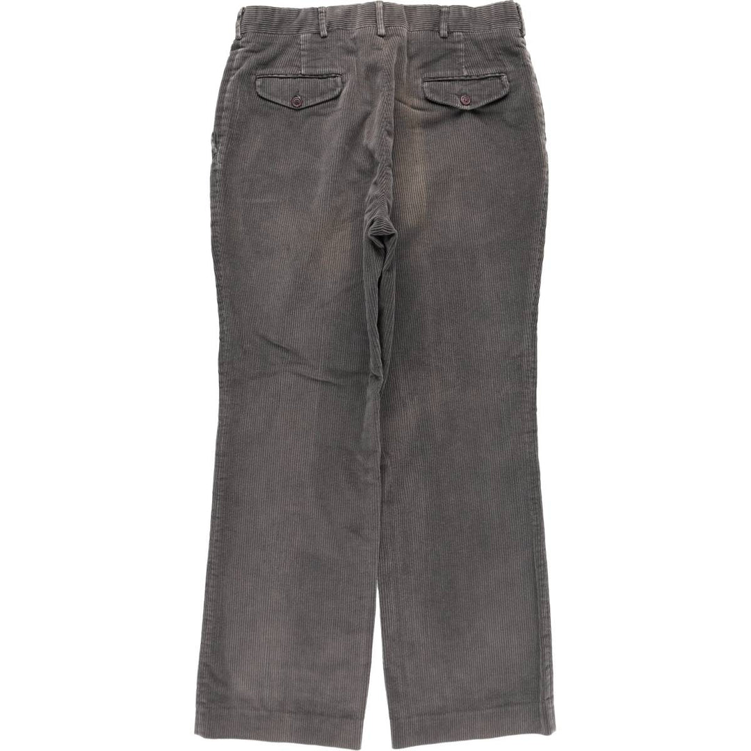1990'S LLBean corduroy pants, made in the USA, men's size W35 (approx.), vintage. unclear Charcoal Vintage Second Hand
