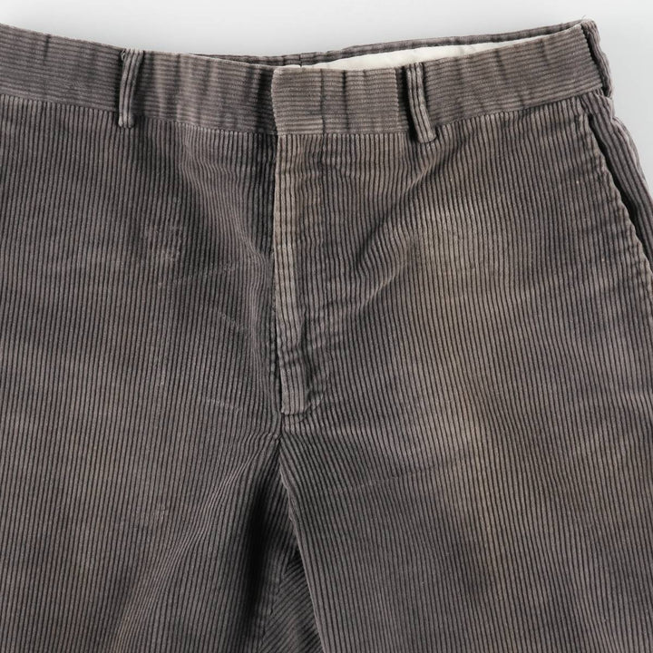 1990'S LLBean corduroy pants, made in the USA, men's size W35 (approx.), vintage. unclear Charcoal Vintage Second Hand