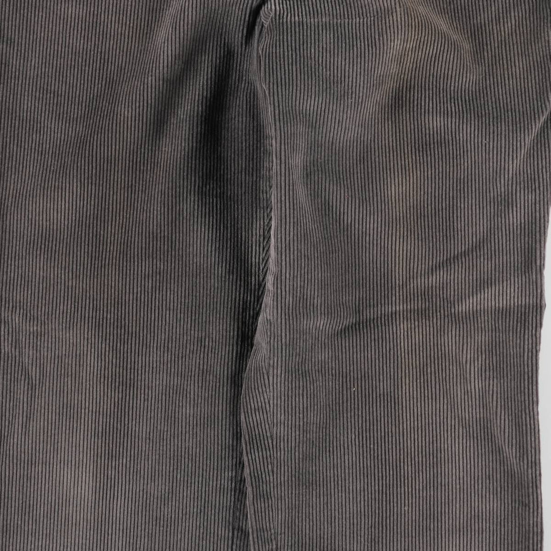 1990'S LLBean corduroy pants, made in the USA, men's size W35 (approx.), vintage. unclear Charcoal Vintage Second Hand
