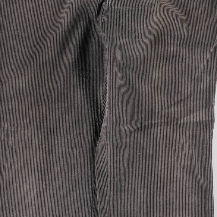 1990'S LLBean corduroy pants, made in the USA, men's size W35 (approx.), vintage. unclear Charcoal Vintage Second Hand