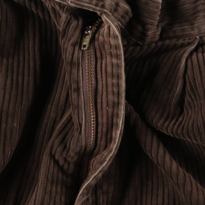Eddie Bauer Two-Puck Wide-Rib Corduroy Pants, Men's Size 34 cotton brown type Vintage Second Hand