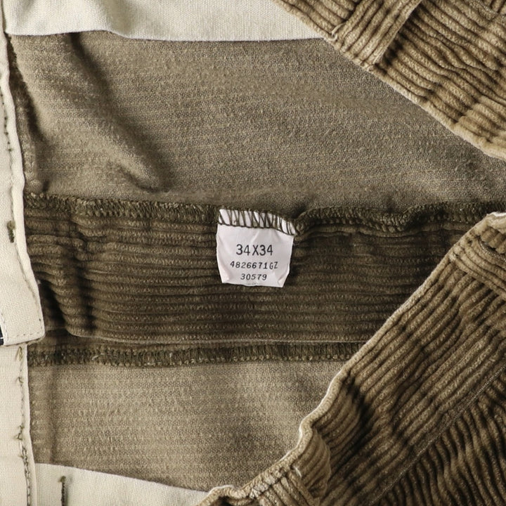 Ralph Lauren Polo Ralph Lauren Two-pleat Corduroy Pants Men's Size W33 cotton brown type Vintage Second Hand
