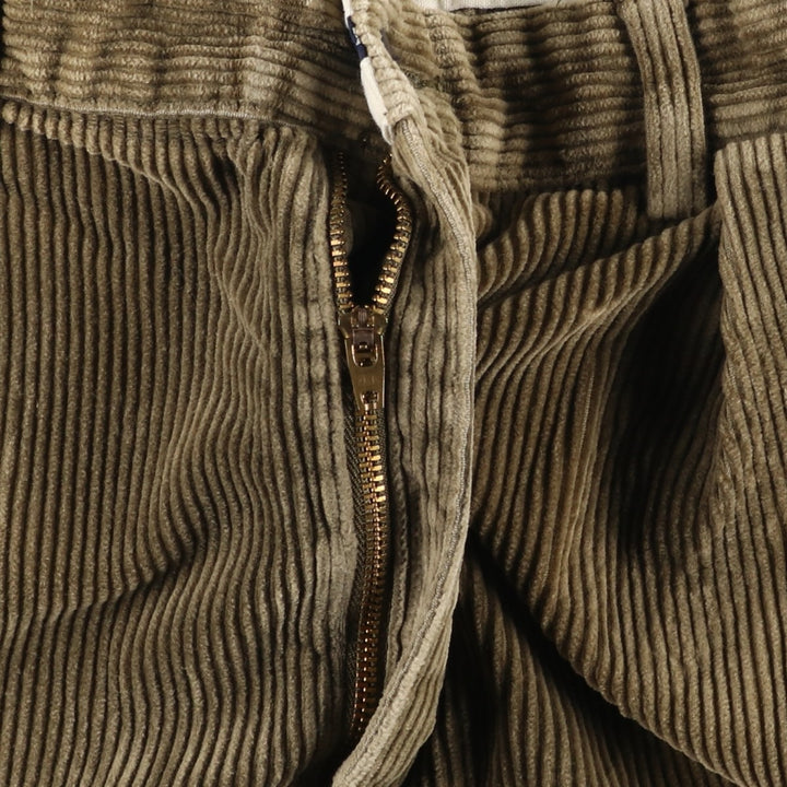 Ralph Lauren Polo Ralph Lauren Two-pleat Corduroy Pants Men's Size W33 cotton brown type Vintage Second Hand