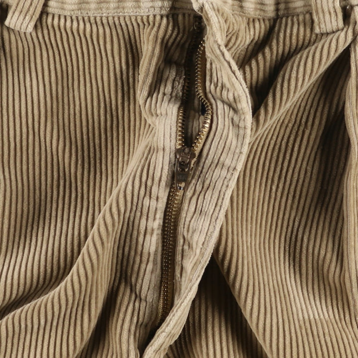 Ralph Lauren Polo by Ralph Lauren ANDREW PANT Two-pleat corduroy pants, men's size W34 (approx.) cotton brown type Vintage Second Hand