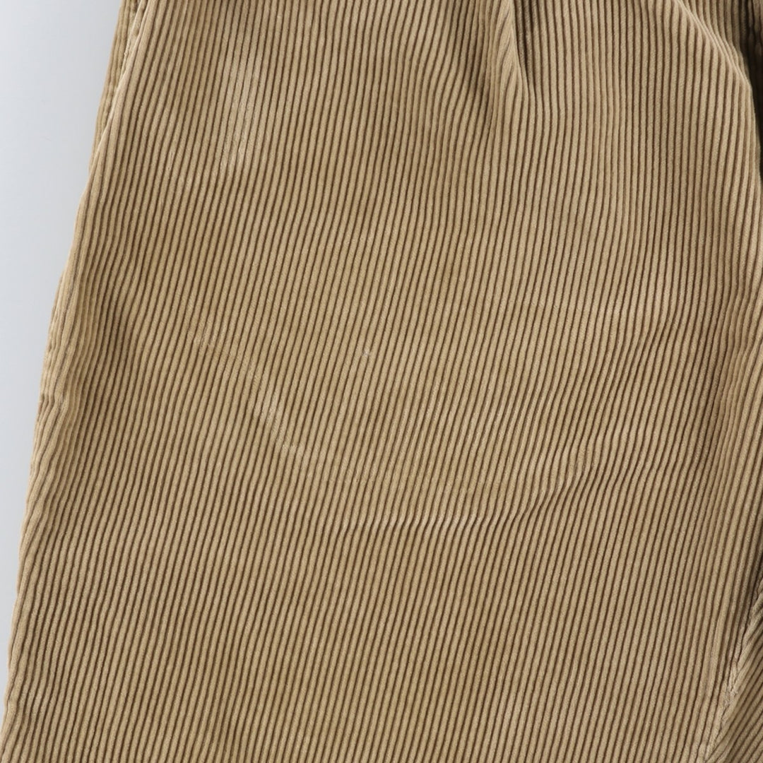 Ralph Lauren Polo by Ralph Lauren ANDREW PANT Two-pleat corduroy pants, men's size W34 (approx.) cotton brown type Vintage Second Hand