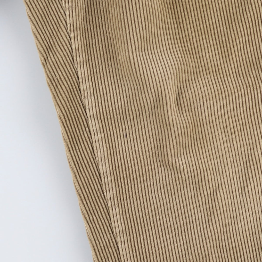 Ralph Lauren Polo by Ralph Lauren ANDREW PANT Two-pleat corduroy pants, men's size W34 (approx.) cotton brown type Vintage Second Hand