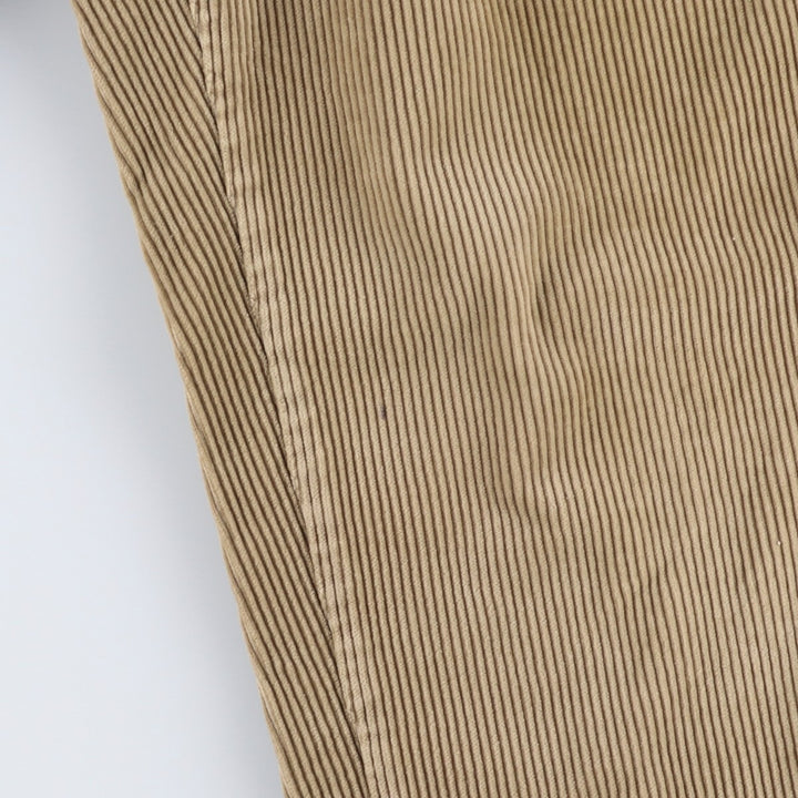 Ralph Lauren Polo by Ralph Lauren ANDREW PANT Two-pleat corduroy pants, men's size W34 (approx.) cotton brown type Vintage Second Hand