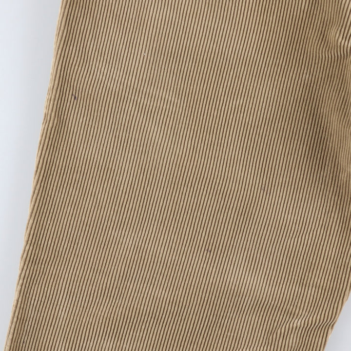 Ralph Lauren Polo by Ralph Lauren ANDREW PANT Two-pleat corduroy pants, men's size W34 (approx.) cotton brown type Vintage Second Hand