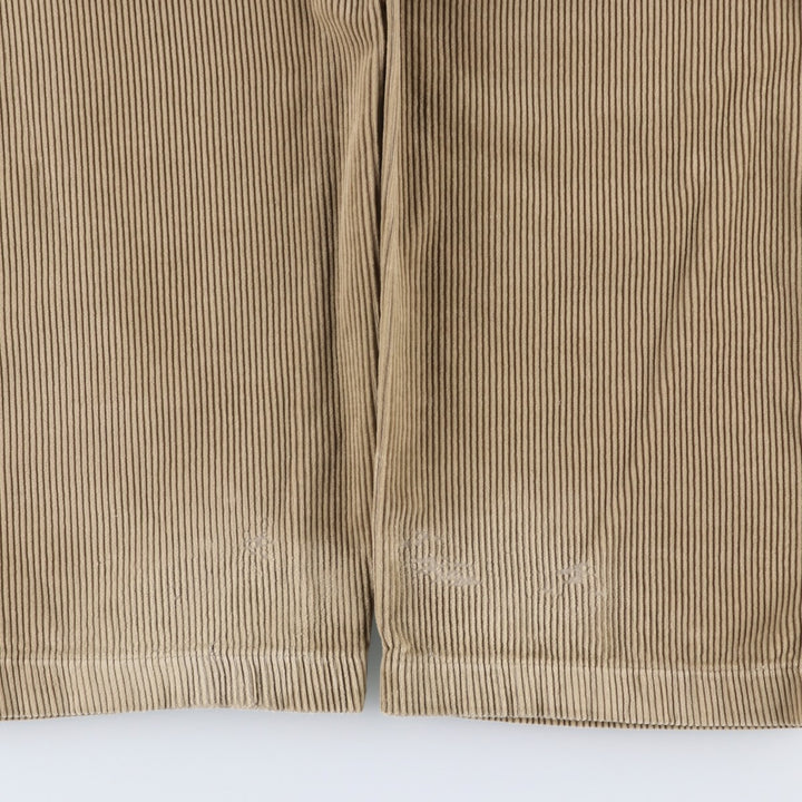 Ralph Lauren Polo by Ralph Lauren ANDREW PANT Two-pleat corduroy pants, men's size W34 (approx.) cotton brown type Vintage Second Hand