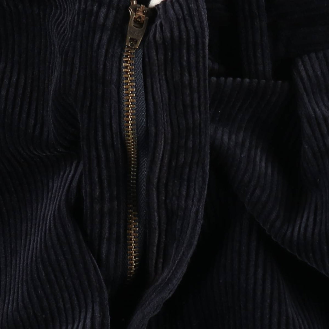 Ralph Lauren POLO by Ralph Lauren ANDREW PANT, two-pleat corduroy pants, men's size W35. cotton navy blue type Vintage Second Hand