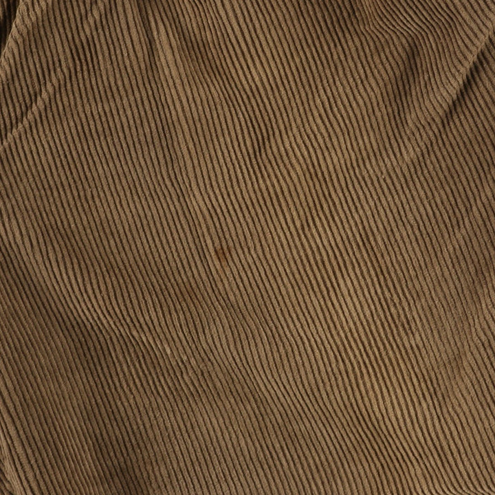 Ralph Lauren Chaps Two-pleat Corduroy Pants Men's Size 36 cotton beige type brown Vintage Second Hand