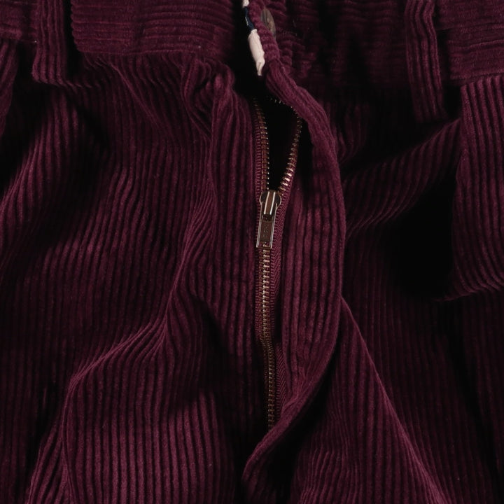 Ralph Lauren POLO RALPH LAUREN Two-Pleat Corduroy Pants, Men's Size W35 (approx.) cotton wine-red Vintage Second Hand