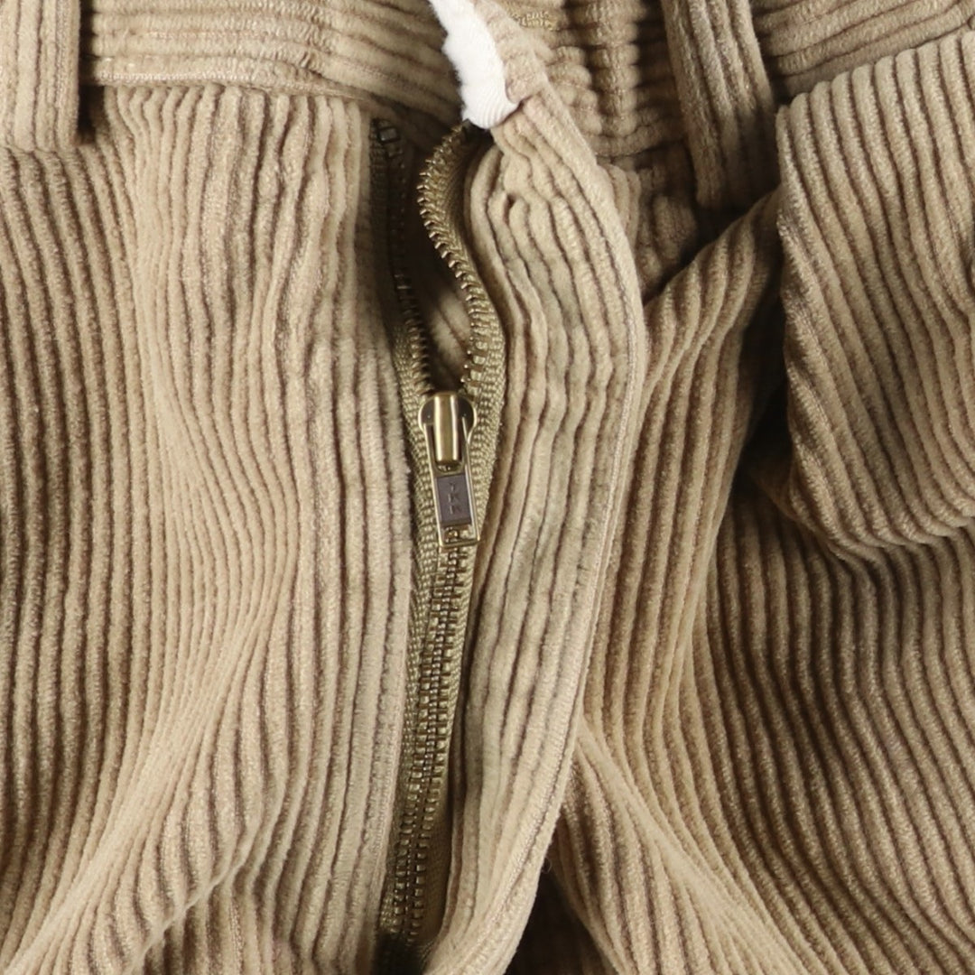 Ralph Lauren POLO by Ralph Lauren ANDREW PANT, two-pleat corduroy pants, men's size W34. cotton Beige type Vintage Second Hand