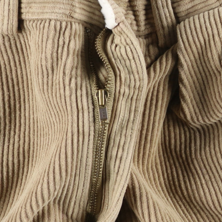 Ralph Lauren POLO by Ralph Lauren ANDREW PANT, two-pleat corduroy pants, men's size W34. cotton Beige type Vintage Second Hand