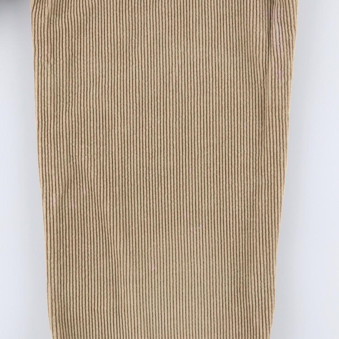 Ralph Lauren POLO by Ralph Lauren ANDREW PANT, two-pleat corduroy pants, men's size W34. cotton Beige type Vintage Second Hand