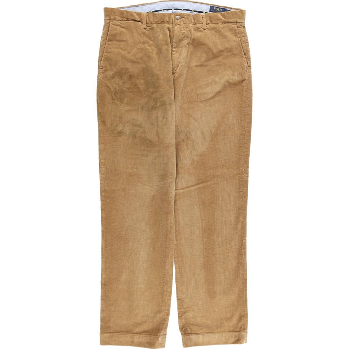 Ralph Lauren POLO RALPH LAUREN Stretch Classic Fit Corduroy Pants, Men's Size W38 (approx.) cotton Beige type Vintage Second Hand