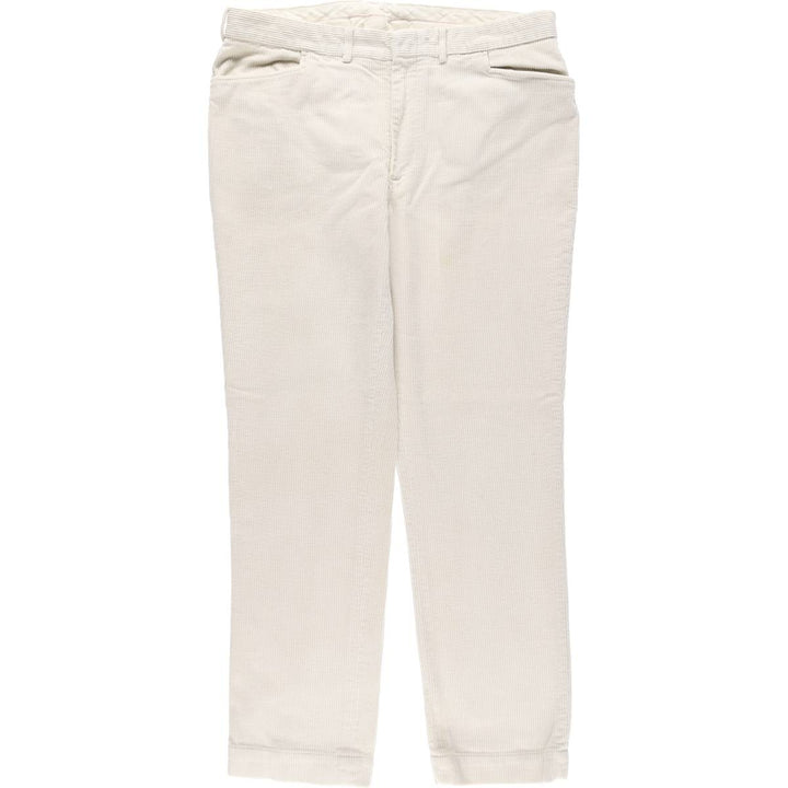 Ralph Lauren RLX corduroy pants, men's size W39 (approx.) cotton white type Vintage Second Hand