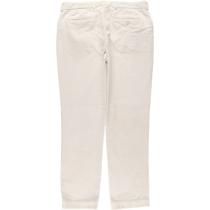 Ralph Lauren RLX corduroy pants, men's size W39 (approx.) cotton white type Vintage Second Hand