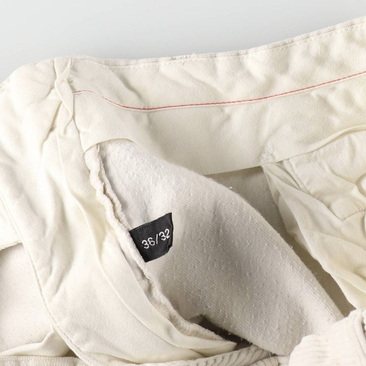 Ralph Lauren RLX corduroy pants, men's size W39 (approx.) cotton white type Vintage Second Hand