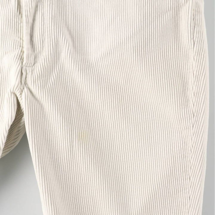 Ralph Lauren RLX corduroy pants, men's size W39 (approx.) cotton white type Vintage Second Hand