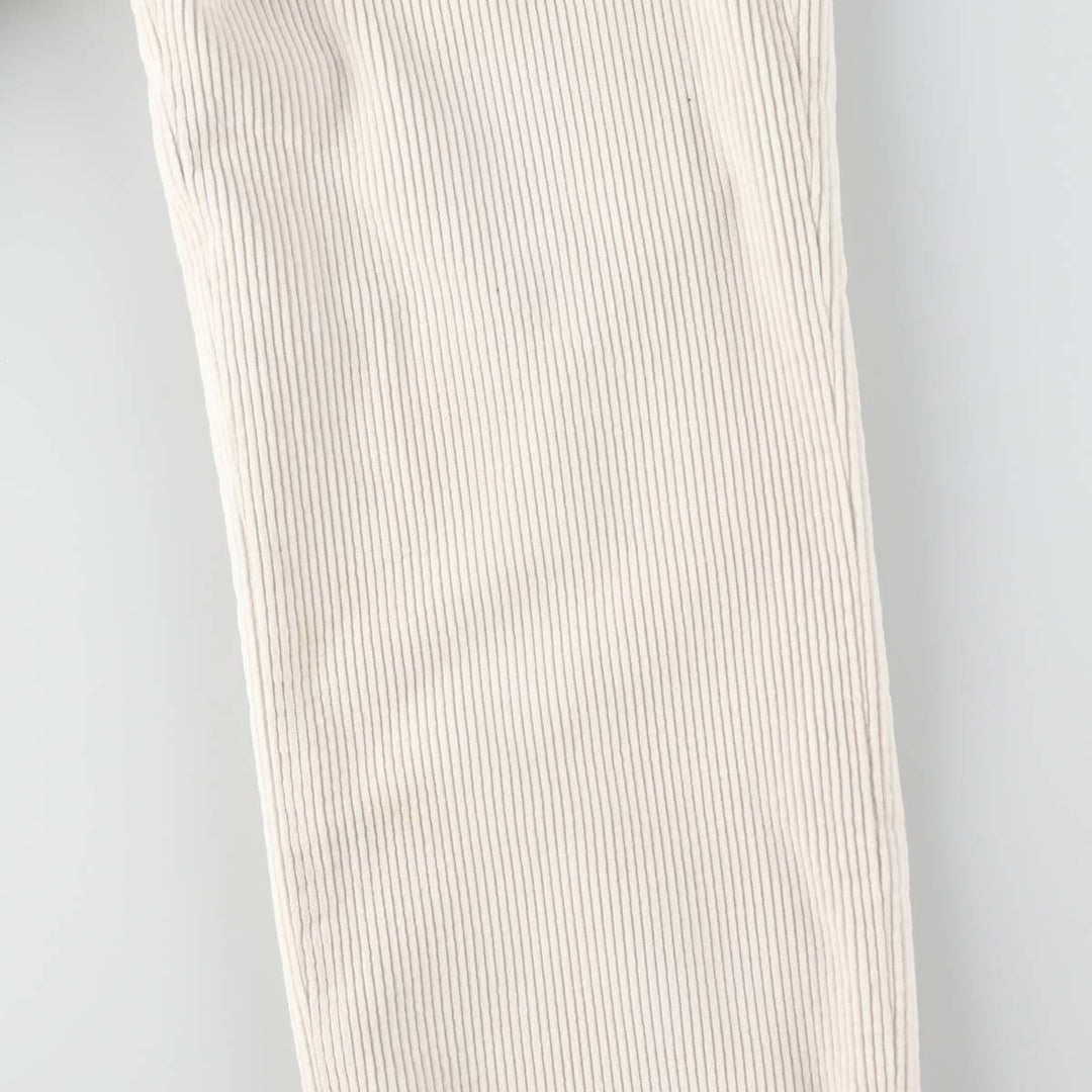 Ralph Lauren RLX corduroy pants, men's size W39 (approx.) cotton white type Vintage Second Hand